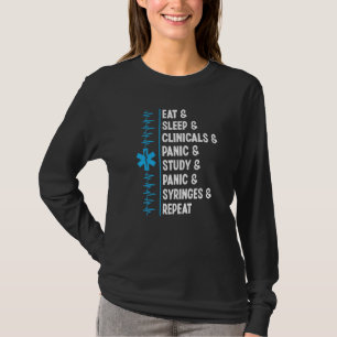 T-shirt Technicien ambulancier EMT paramédicaux profession