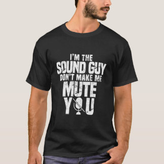 T-shirt Technicien audio ingénieur du son