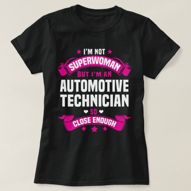 T-shirt Technicien automobile (Design devant)
