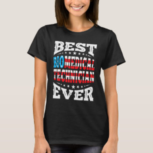 T-shirt Technicien Biomédical 4 Juillet Quart Usa Ameri