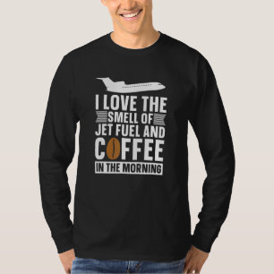 T-shirt Technicien café ingénieur Mécanicien d'aéronef