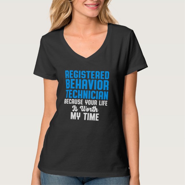 T-shirt Technicien Comportement Temps Comportement Techniq (Devant)