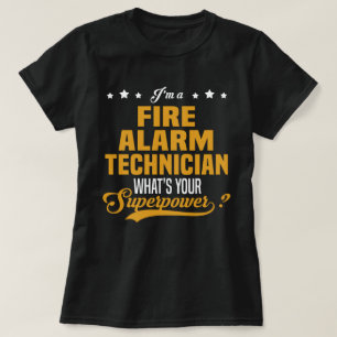 T-shirt Technicien d'alarme incendie