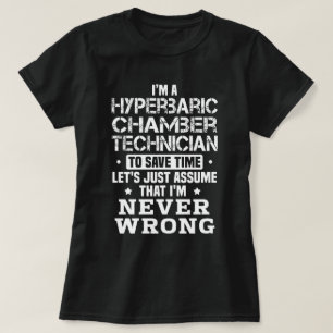 T-shirt Technicien de chambre hyperbare