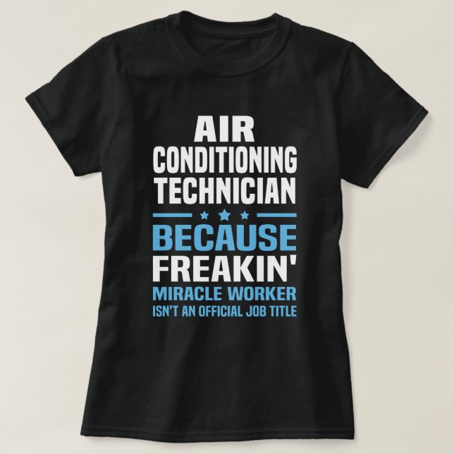 T-shirt Technicien de climatisation (Design devant)