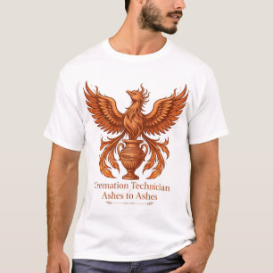 T-Shirt Technicien de crémation Cendres aux cendre