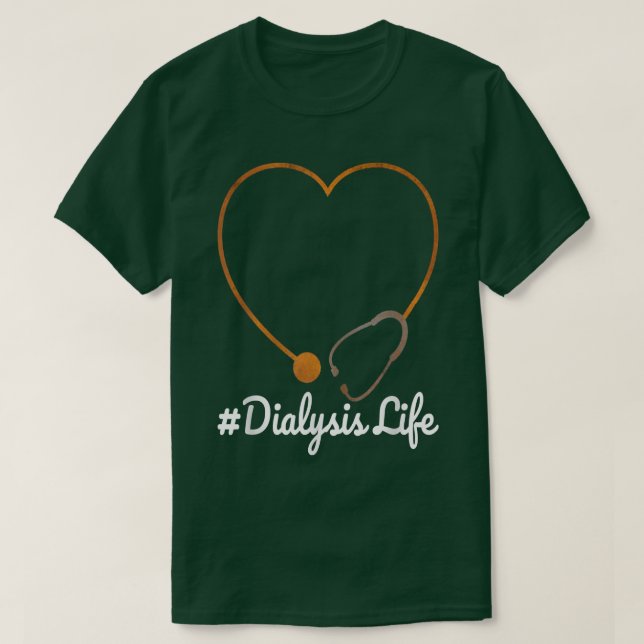 T-shirt Technicien de dialyse Infirmière en néphrologie No (Design devant)