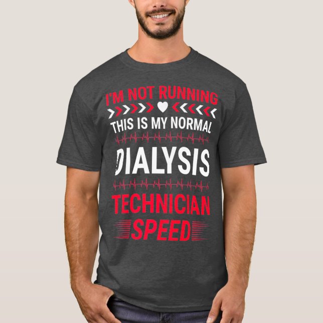 T-shirt Technicien de dialyse Premium (Devant)
