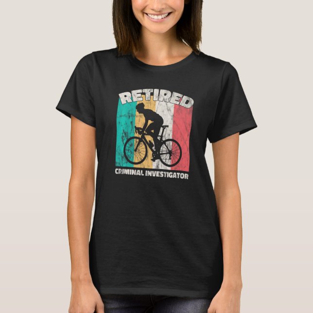 T-shirt Technicien de la scène de crime à la retraite (Devant)