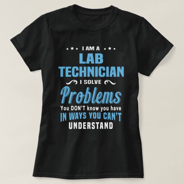 T-shirt Technicien de laboratoire (Design devant)