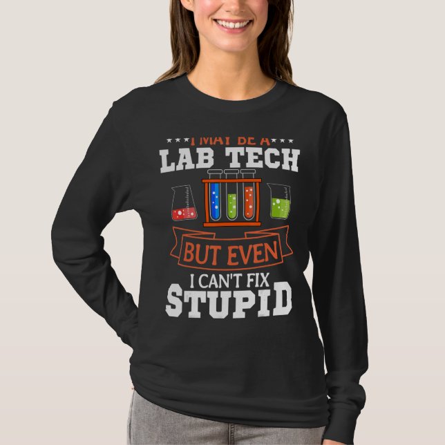 T-shirt Technicien de laboratoire Assistant de laboratoire (Devant)
