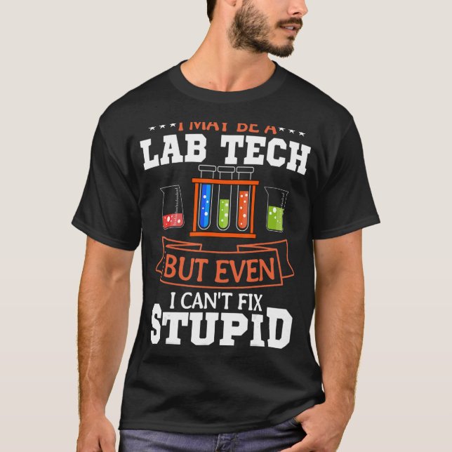 T-shirt Technicien de laboratoire Assistant de laboratoire (Devant)