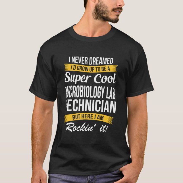 T-shirt Technicien de laboratoire de microbiologie (Devant)