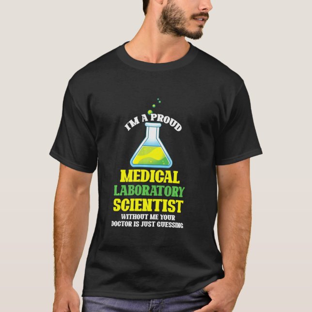T-shirt Technicien De Laboratoire Im Un Fier Laboratoire M (Devant)