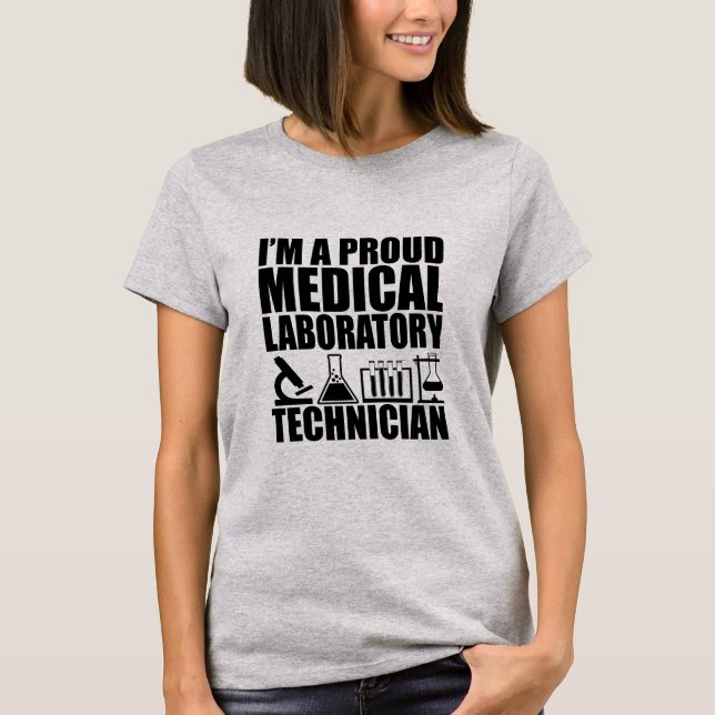 T-shirt Technicien de laboratoire Médicale (Devant)