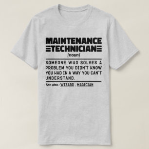 T-shirt Technicien de maintenance Noun Handyman Spécialist