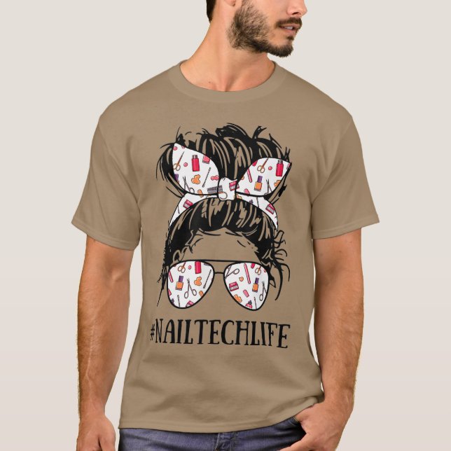 T-shirt Technicien de ongles Master Manicuriste Beauté ong (Devant)