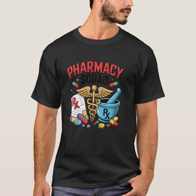 T-shirt Technicien de pharmacie drôle CPhT assistant pharm (Devant)