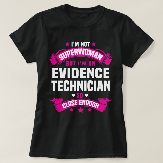 T-shirt Technicien de preuve (Design devant)