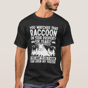 T-shirt Technicien de retrait de raton laveur Chasseur de