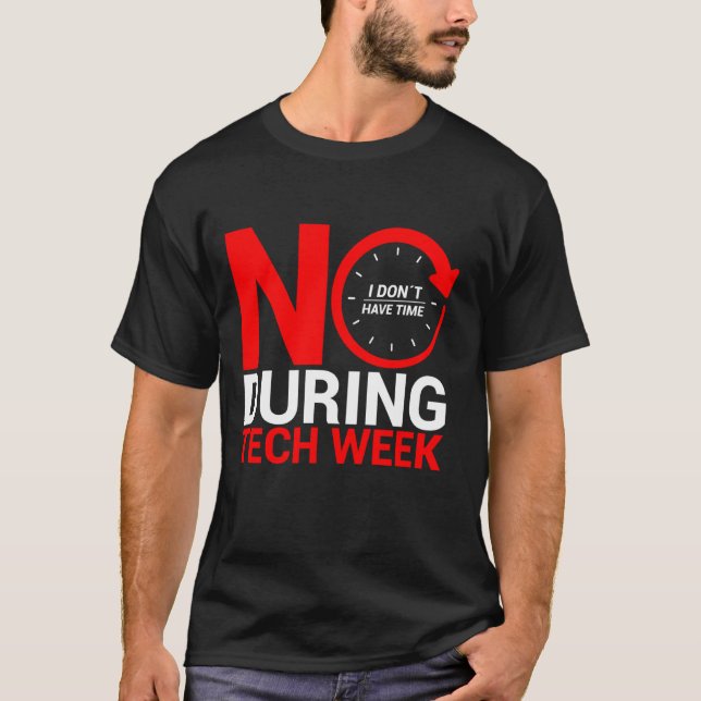 T-shirt Technicien de théâtre Éclairage Équipage de scène  (Devant)