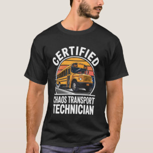 T-shirt Technicien de transport en désordre Drôle de chauf