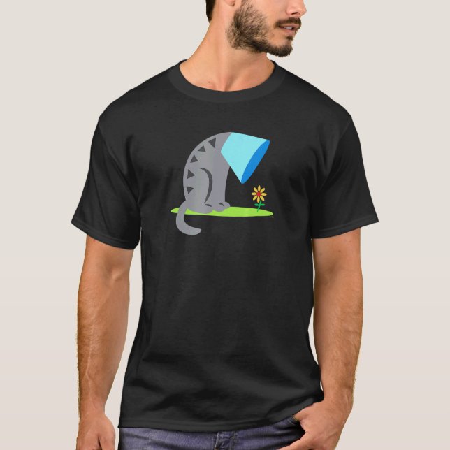 T-shirt Technicien de Vétérinaire pour Chat de Cône (Devant)