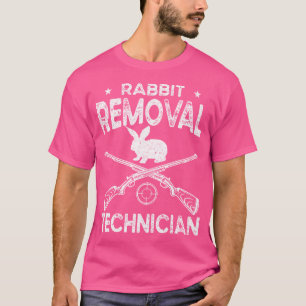 T-shirt Technicien d'enlèvement de lapin Funny Rabbit Chas