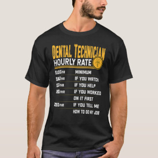 T-shirt Technicien dentaire Dentiste Dentistère Laboratoir