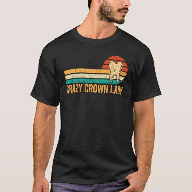 T-shirt Technicien Dental Lab Technicien Adjoint Crown Lad (Devant)