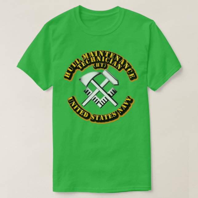 T-shirt Technicien d'entretien de coque de marine (Design devant)