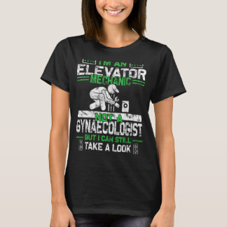 T-shirt Technicien d'entretien d'installation d'ascenseur 