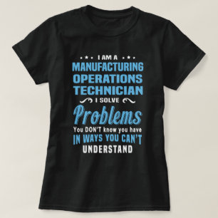 T-shirt Technicien des opérations de fabrication