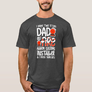 T-shirt Technicien des systèmes d'installation d'alarme in