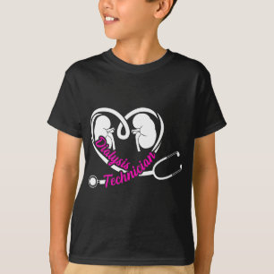 T-shirt Technicien dialyseur Stéthoscope Nephrologie Tech