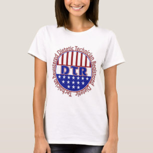 T-shirt Technicien diététique DTR, LOGO PATRIOTIQUE Enregi