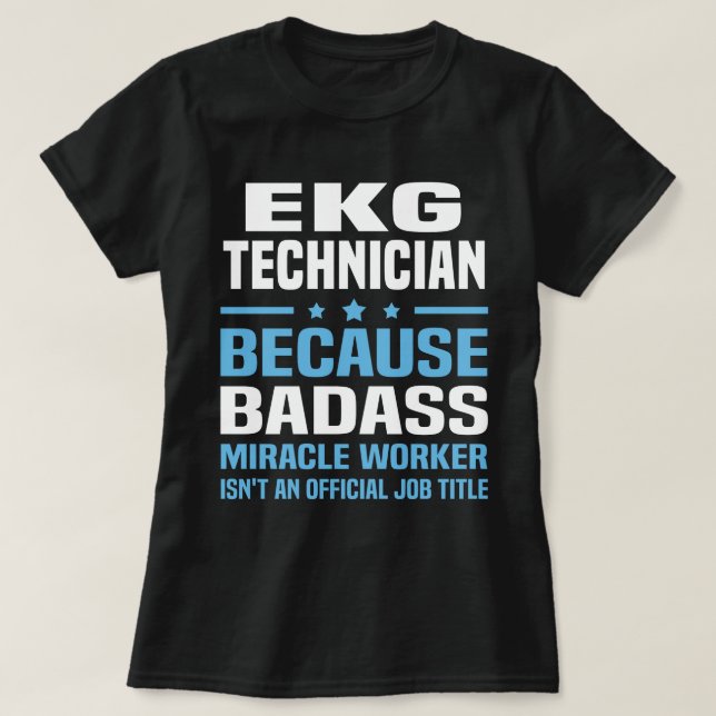 T-shirt Technicien EKG (Design devant)