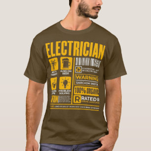 T-shirt Technicien électricien en électronique Master 1
