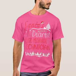 T-shirt Technicien électromécanique Noël Emploi Drôle de c