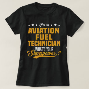 T-shirt Technicien en carburant d'aviation