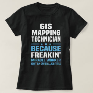 T-shirt Technicien en cartographie SIG