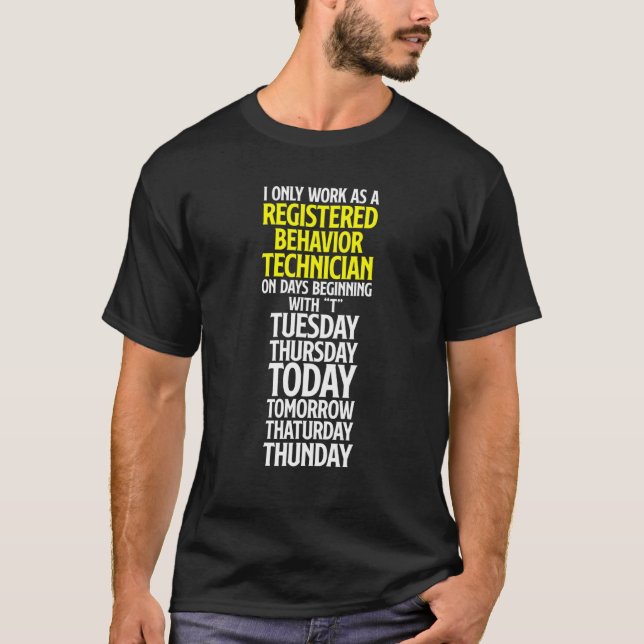 T-shirt Technicien en comportement Technicien en comportem (Devant)