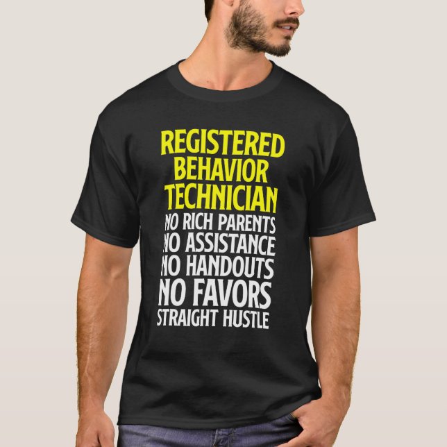 T-shirt Technicien en comportement Technicien en comportem (Devant)