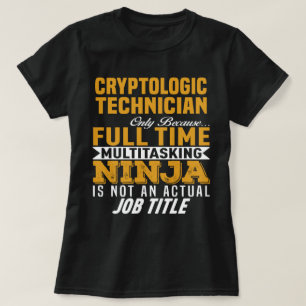 T-shirt Technicien en cryptologie