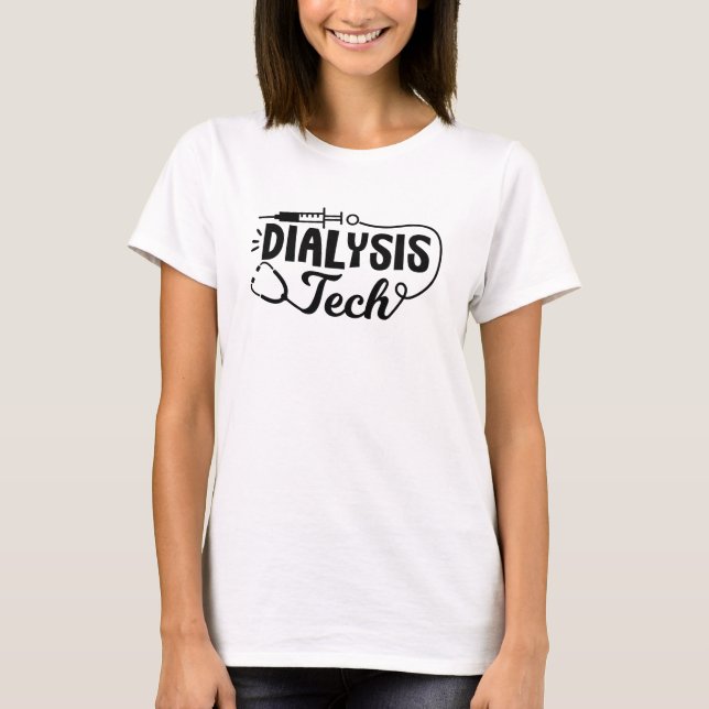 T-shirt Technicien en dialyse (Devant)