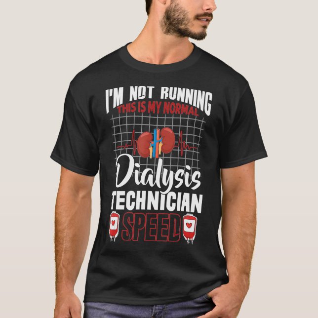 T-shirt Technicien en dialyse exécutant Nephrology Tech Ca (Devant)