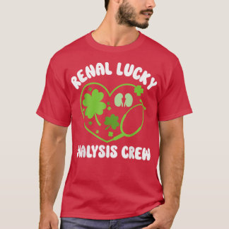 T-shirt Technicien en dialyse Jour de la Saint Patrick Ren