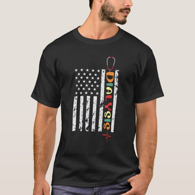 T-shirt Technicien en dialyse Néphrologie Infirmière dialy (Devant)