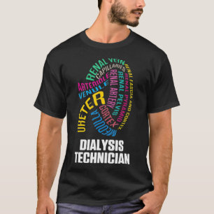 T-shirt Technicien en dialyse Néphrologie Renal