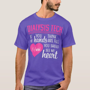 T-shirt Technicien en dialyse Tech Néphrologie cardiaque d